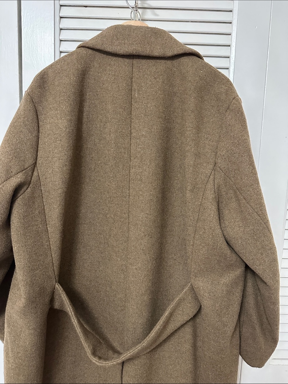 H&M Olive Brown Trench Coat - Picture 3 of 6